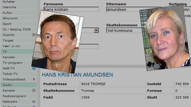 Hans Kristian Amundsen og Tone Jensen Hans Kristian Amundsen og Tone Jensen