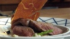 Hjortefilet med sopprisotto (NRK) Hjortefilet med sopprisotto (NRK)
