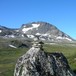 Fra Reinsvassbu innover Vikebotn med Slotthø i bakgrunnen.