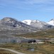 Utsikt mot Tyinholmen og Jotunheimen