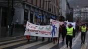 8. mars-tog i Bergen - Markering av kvinnedagen i Bergen i 2014.