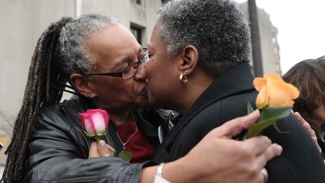 Darlene Garner og Candy Holmes (Foto: Mandel Ngan/Scanpix/AFP)
