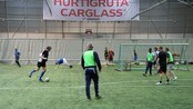 Gatefotballreportasje - Frelsesarmeens gatefotball har trening på Vallhall