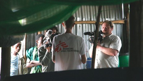 Nils og Ronny i Etiopia (Foto: Petter Hveem/Leger Uten Grenser)