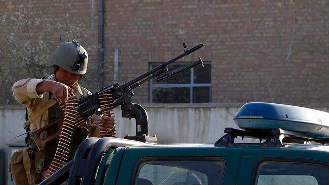 Sikkerhetsstyrke i Afghanistan (Foto: OMAR SOBHANI/Reuters) Sikkerhetsstyrke i Afghanistan (Foto: OMAR SOBHANI/Reuters)