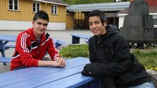 Koorush Ansari, Torvan Kider. (Foto: Stian Wåsjø Simonsen/NRK)