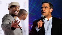Will Smith og Robbie Williams (Foto:AP/AFP)