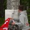 Avdekking av monumentet over AUFere som falt under den spanske borgerkrigen.