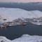 Havna i Honningsvåg der MS Nordnorge ligger til kai.