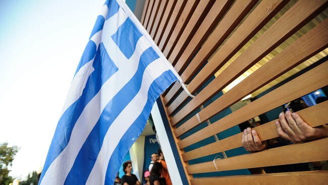 Gresk valgdag (Foto: ANDREAS SOLARO/Afp) Gresk valgdag (Foto: ANDREAS SOLARO/Afp)