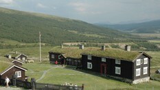 Grimsdalshytta i vakker natur