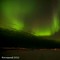 Nordlyset sett fra den polske stasjonen i Hornsund på Svalbard