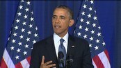 Kvinne avbryter Obama under pressekonferanse - Kvinne avbryter Obama under pressekonferanse