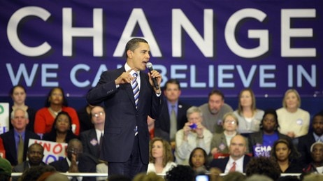'Endring' er Barack Obamas mantra. (Foto: EMMANUEL DUNAND/AFP) 'Endring' er Barack Obamas mantra. (Foto: EMMANUEL DUNAND/AFP)