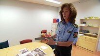Skimming Janne Stømner sentrum politistasjon (Foto: Fredrik Buer)