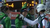 Norge vant lagkonurransen i skiflyging - Det ble norsk seier i lagkonurransen i Oberstdorf. Anders Jacobsen, Tom Hilde, Anders Bardal og Andreas Stjernen hoppet på det norske laget. Kommentatorer: Arne Scheie og Espen Bredesen.