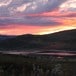 Solnedgang over Kalhovd Turisthytte