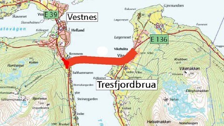 Tresfjordbrua (Foto: Statens vegvesen) Tresfjordbrua (Foto: Statens vegvesen)