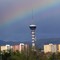 Regnbue over Tyholttårnet