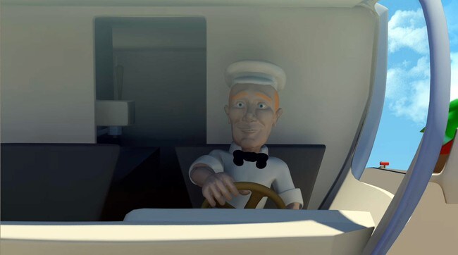 Bilete frå kortfilmen Ice Cream Man av Vegar Heimsæter. (Foto: Ice Cream Man)