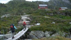 Siste brua forseres før en når Blåfjellenden.