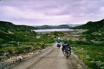 Med sykkel på Hardangervidda