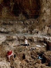 Hilazon Tachtit- hulen i Israel (Afp) Hilazon Tachtit- hulen i Israel (Afp)