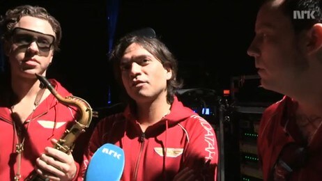 Datarock (Foto: Gard Brox Jensen/NRK) Datarock (Foto: Gard Brox Jensen/NRK)