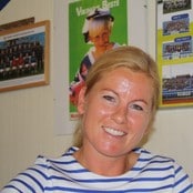 Stine M. Emilsen ved Vikings fotballfritidsordning (Foto: Ståle Frafjord) Stine M. Emilsen ved Vikings fotballfritidsordning (Foto: Ståle Frafjord)