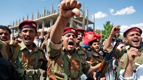 Demonstrasjoner i Jemen (Foto: Hani Mohammed/Ap) Demonstrasjoner i Jemen (Foto: Hani Mohammed/Ap)