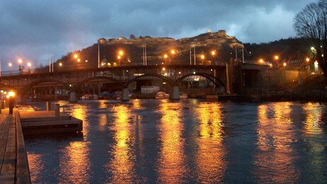 Halden ved elva Tista (Foto: Rainer Prang/NRK)