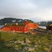 Stranddalshytta i kveldssol