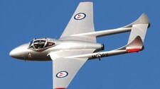 de Havilland Vampire (Foto: Luftforsvaret) de Havilland Vampire (Foto: Luftforsvaret)