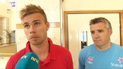 Marcus Pedersen forklarer gårsdagens hendelse - Marcus Pedersen ble angrepet på åpen gate etter gårsdagens feiring av bronseseieren. 