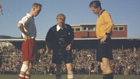 1957: Fredrikstad - Sandefjord 4-0 på Ullevaal stadion.