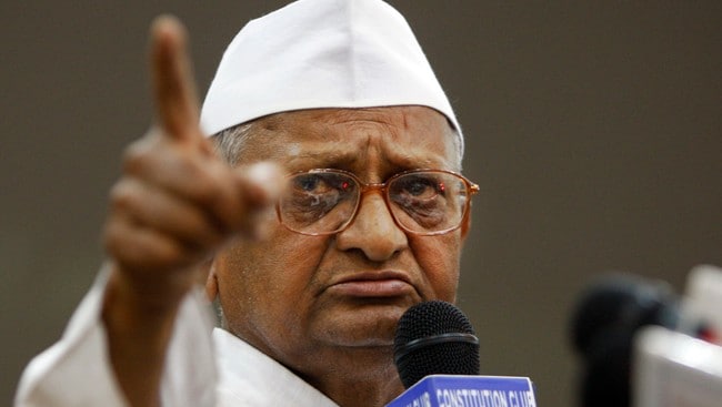 Anna Hazare (Foto: Mustafa Quraishi/Ap) Anna Hazare (Foto: Mustafa Quraishi/Ap)
