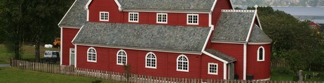 Ortnevik kyrkje, Høyanger (Foto: Ottar Starheim/NRK)