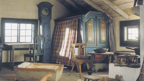Svensk bondestue. (Foto: Nordiska Museet) Svensk bondestue. (Foto: Nordiska Museet)