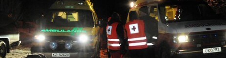 Ambulanser redningsaksjon Karihola (NRK)