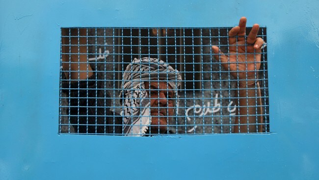 Palestinske fanger demonstrerer (Foto: ABBAS MOMANI/Afp) Palestinske fanger demonstrerer (Foto: ABBAS MOMANI/Afp)