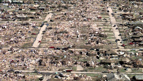 Tornado USA mai 1999 (Foto: LM OTERO/AP) Tornado USA mai 1999 (Foto: LM OTERO/AP)