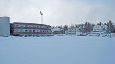 Grusbanen på Alfheim (Foto: Jan Frode Pedersen/NRK)