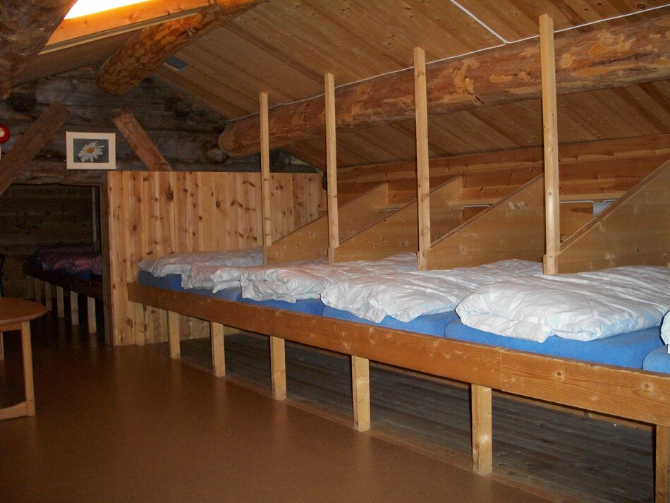 Sovesal i låven, sommer 2010