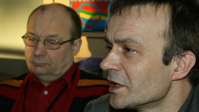 Willy Ørnebakk (t.h.) og Egil Olli (Foto: Eilif Aslaksen/NRK)