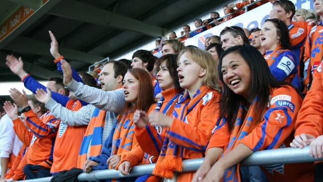 AaFK-supporerar under kampen mot MFK 28.06.08  (Foto: Andreas Sundby/NRK)