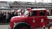 Veteranbrannbilar - Veteranbrannbilar i Hovedprosesjonen i Bergen.