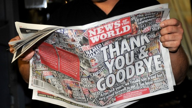 News Of The World (Foto: IAN NICHOLSON/Afp) News Of The World (Foto: IAN NICHOLSON/Afp)
