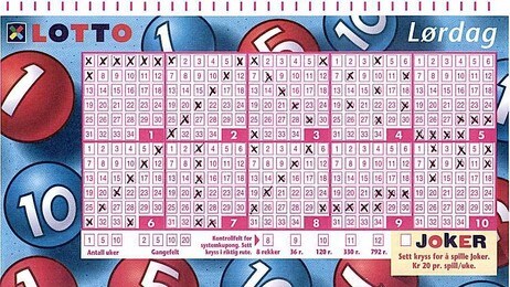Den mest spilte lotto-rekka (SCANPIX) Den mest spilte lotto-rekka (SCANPIX)
