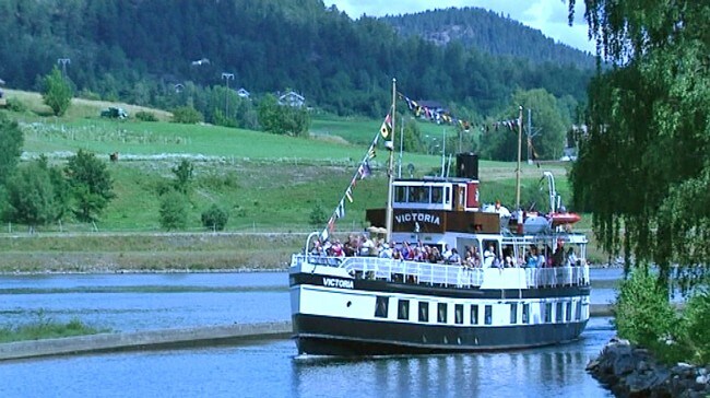 Victoria i Telemarkskanalen (Foto: Aud Darrud/NRK) Victoria i Telemarkskanalen (Foto: Aud Darrud/NRK)