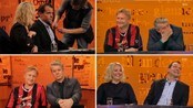 De har betalt for å være morsomme for deg i kveld - Som en del av årets TV-aksjon ble ukens «Nytt på nytt»-gjesteplasser lagt ut på anbud, og for den nette sum av 110.000 kunne Pondusredaktør Tormod Løkling og Kiwi-kjøpmann Robert Burud innta fredagspanelet.